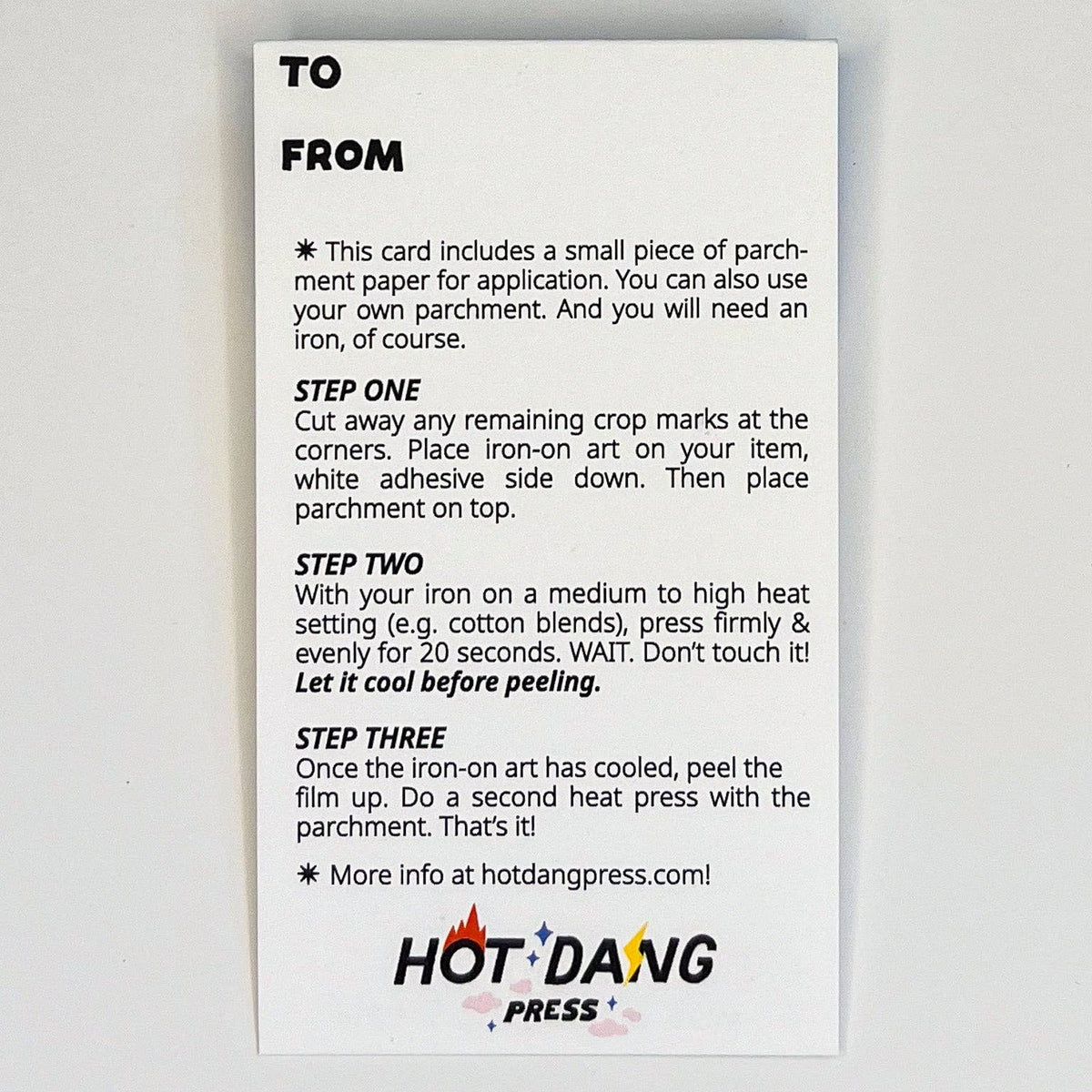 Hot Dang Press-Happy Birthday Cat Iron-On Transfer & Card-patches + pins-gather here online
