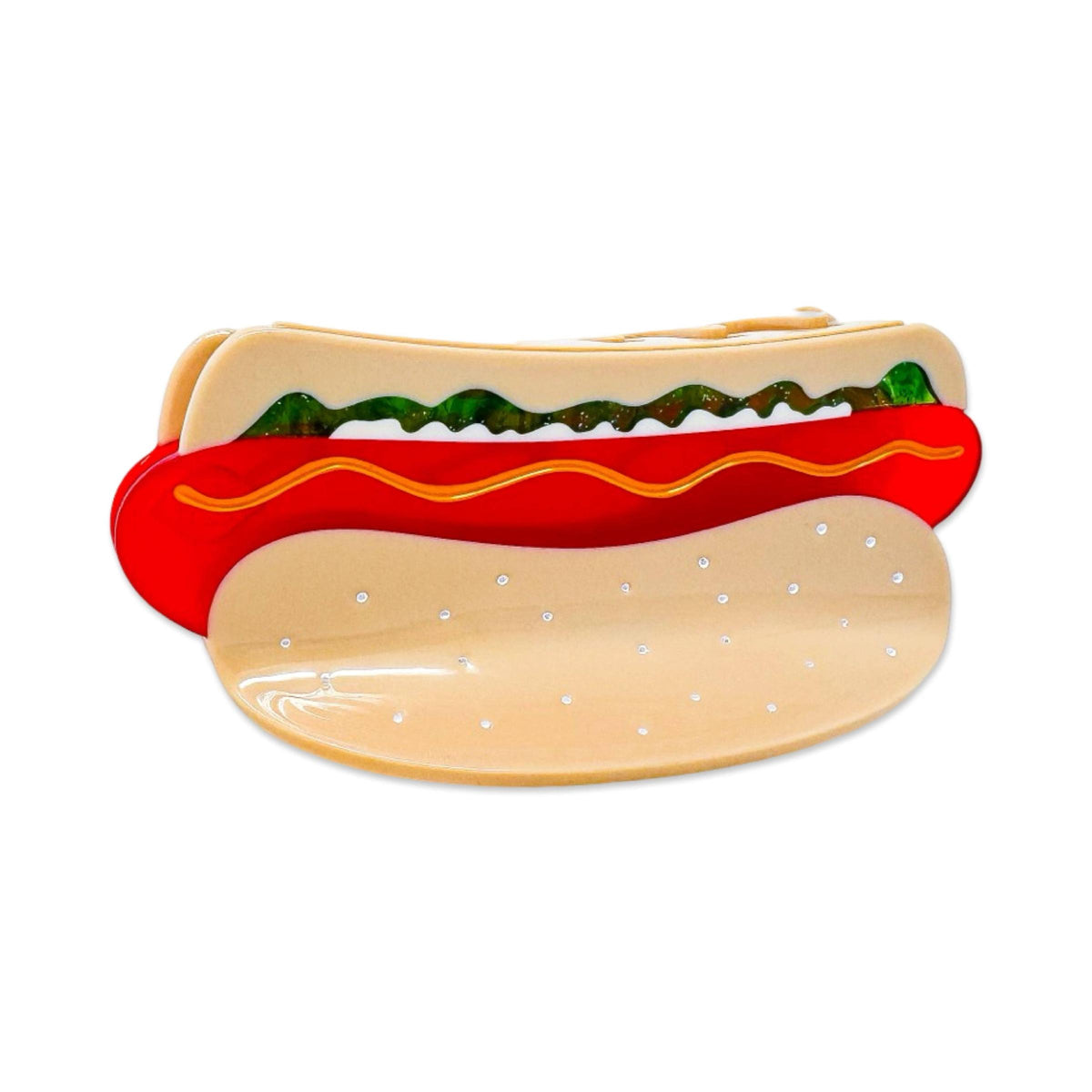 Jenny Lemons-Large Hot Dog Hair Claw-accessory-gather here online