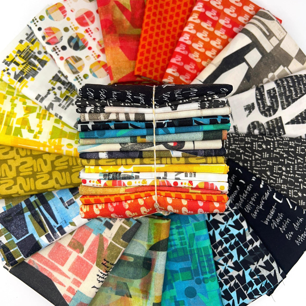 Free Spirit-Fat Quarter Bundle of PUNC*T (16 Pieces)-fat quarters-gather here online