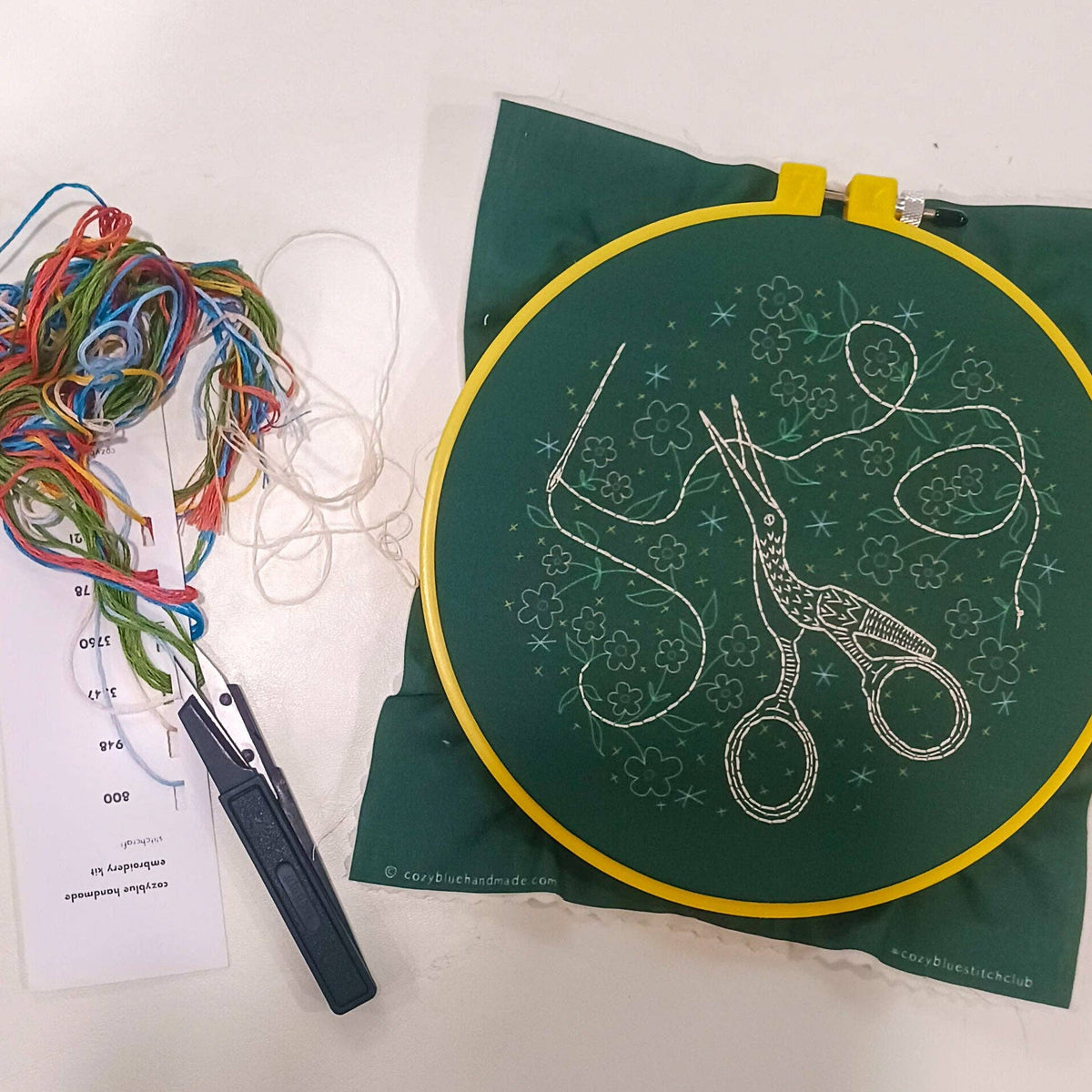 CozyBlue-Stitchcraft Embroidery Kit-embroidery kit-gather here online