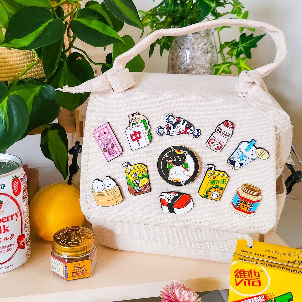 The Bao Bae-White Rabbit Enamel Pin-accessory-Rubber Backing (free)-gather here online