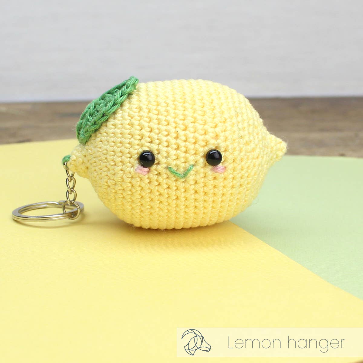 Hardicraft-DIY Crochet Kit - Lemon Keychain-knitting / crochet kit-gather here online