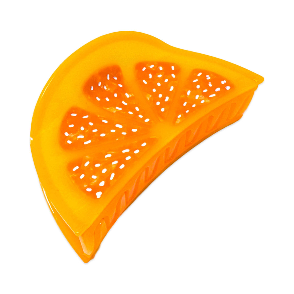 Jenny Lemons-Large Orange Slice Hair Claw-accessory-gather here online