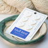 Blue Bird Makery-12mm Heart Buttons-button-Pearly White-gather here online