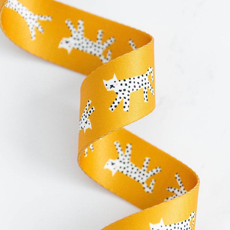Ruby Star Society-Snow Leopards 1.5" Webbing-trim-gather here online