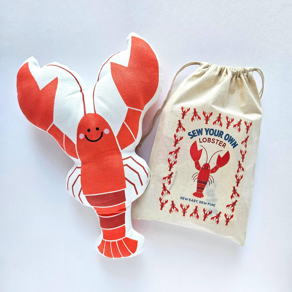 Nickwilljack-DIY Beginner Lobster Sewing Kit-sewing kit-gather here online