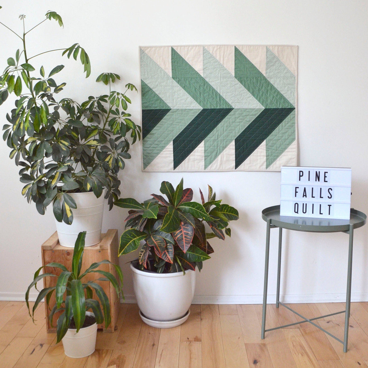 The Blanket Statement-Pine Falls Quilt Pattern-quilting pattern-gather here online