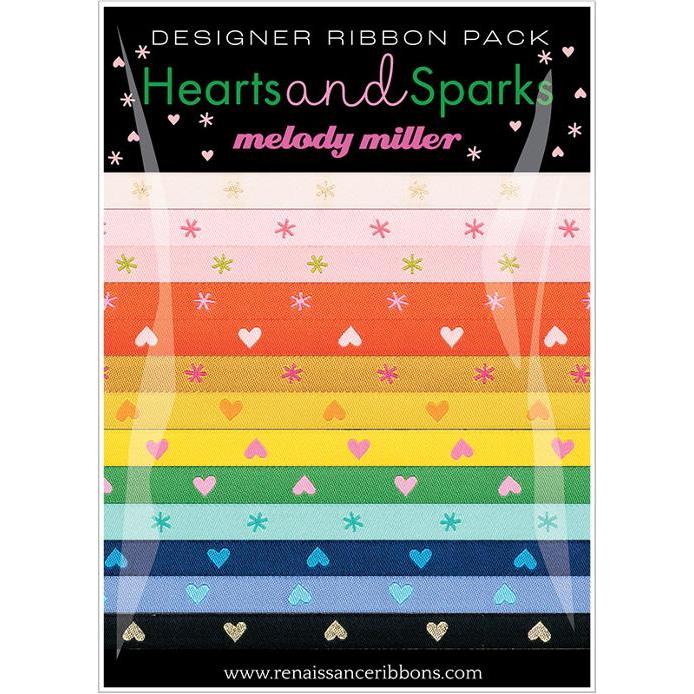 Ruby Star Society-Designer Ribbon Pack - Hearts & Sparks-trim-gather here online