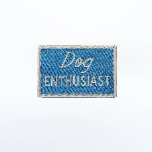 Dog Enthusiast Vintage Style Iron-On Patch