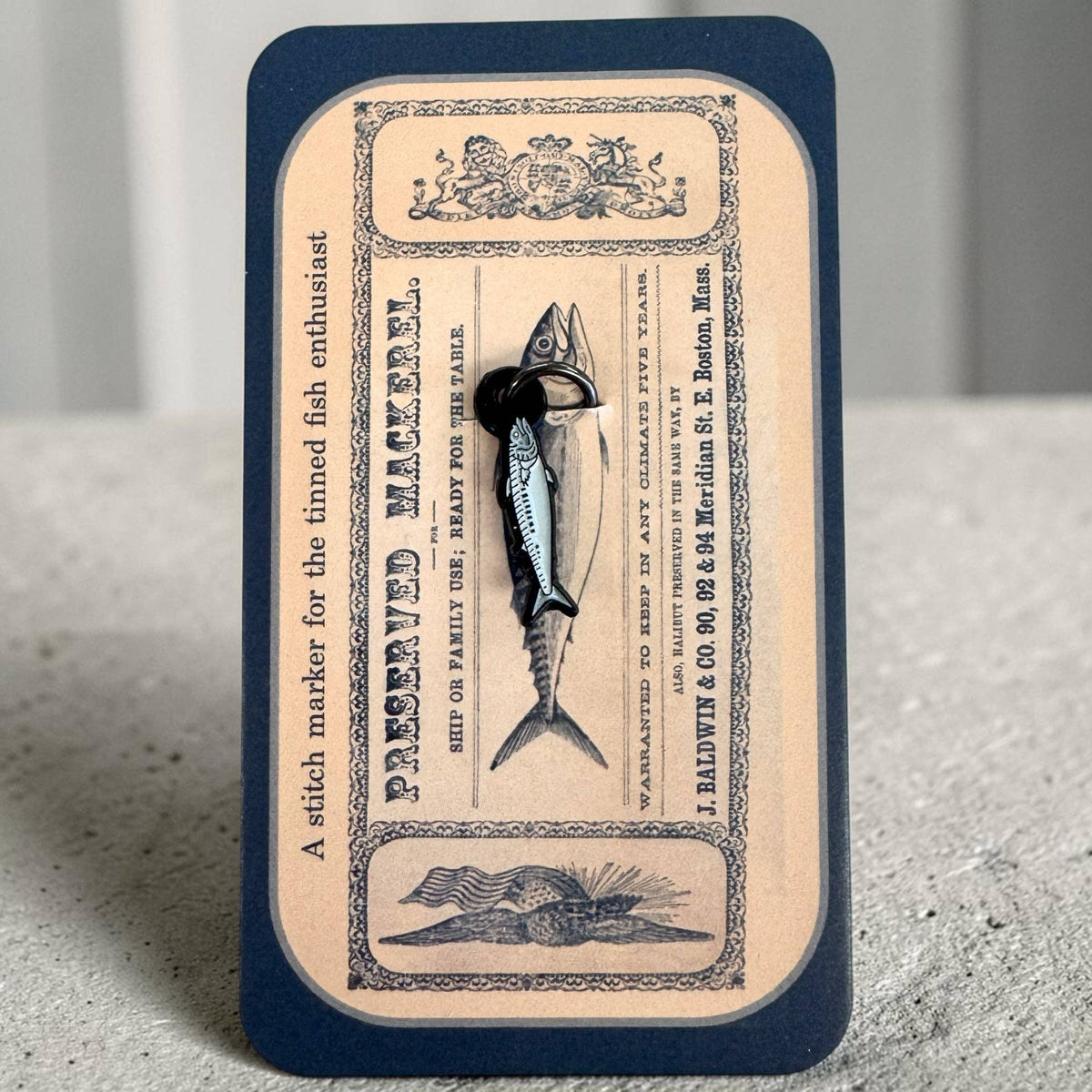 Firefly Notes-Mackerel Enamel Stitch Marker Single-craft organizer-gather here online