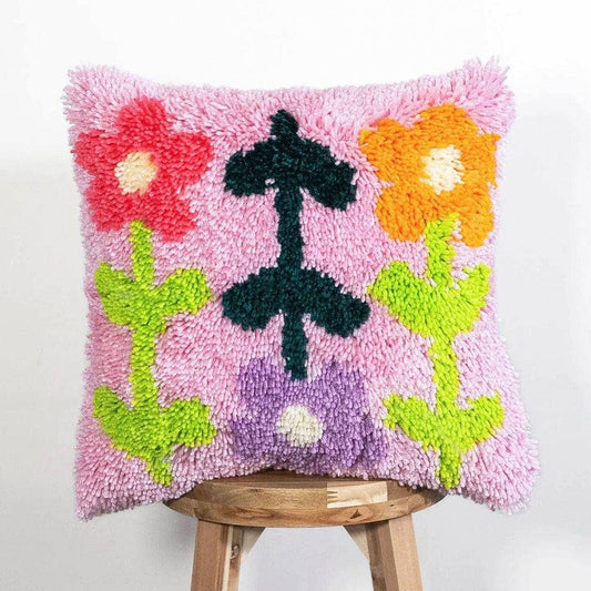 Craft Club-Bright Pick of the Bunch - Latch Hook Cushion Kit-craft kit-gather here online