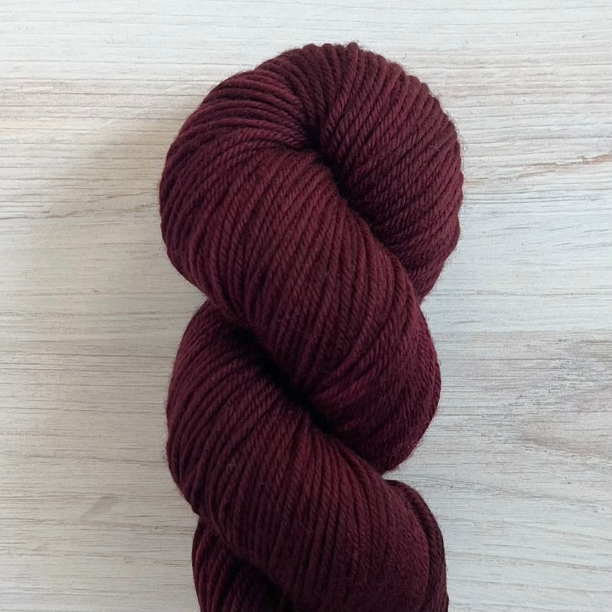 Melani's Stache-Basic DK-yarn-Cherrywood-gather here online