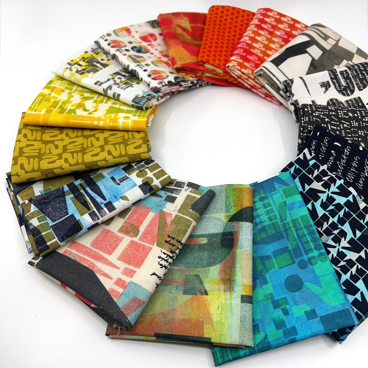 Free Spirit-Fat Quarter Bundle of PUNC*T (16 Pieces)-fat quarters-gather here online
