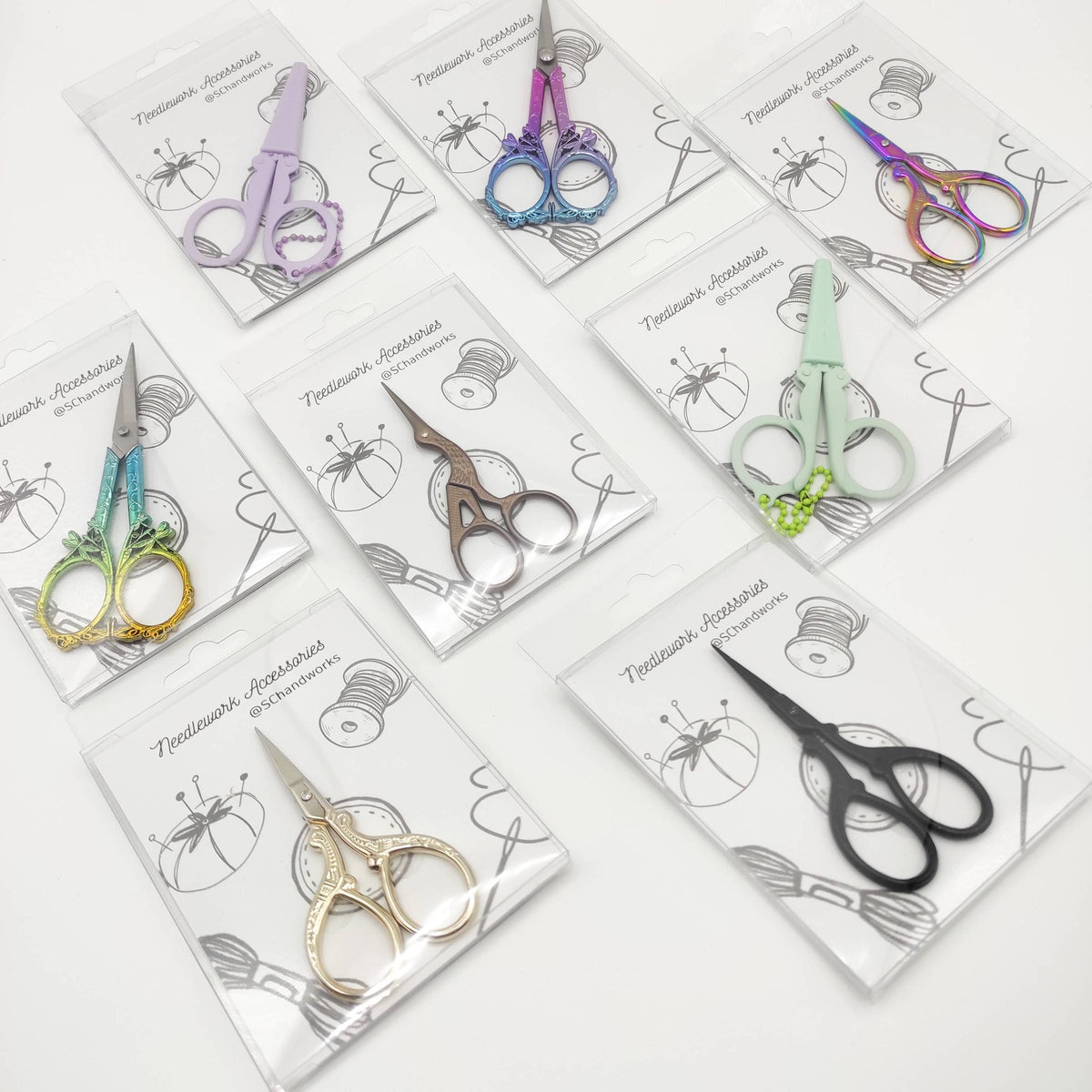 SChandworks-Portable Folding Scissors With Sheath-scissors + snips-gather here online