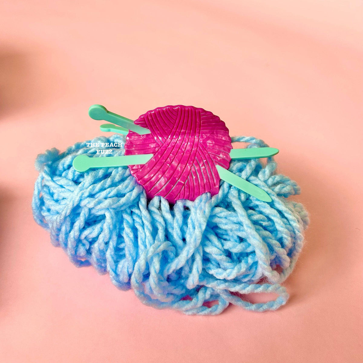 The Peach Fuzz-Yarn Crafts Knitting Needles Hair Claw-accessory-gather here online