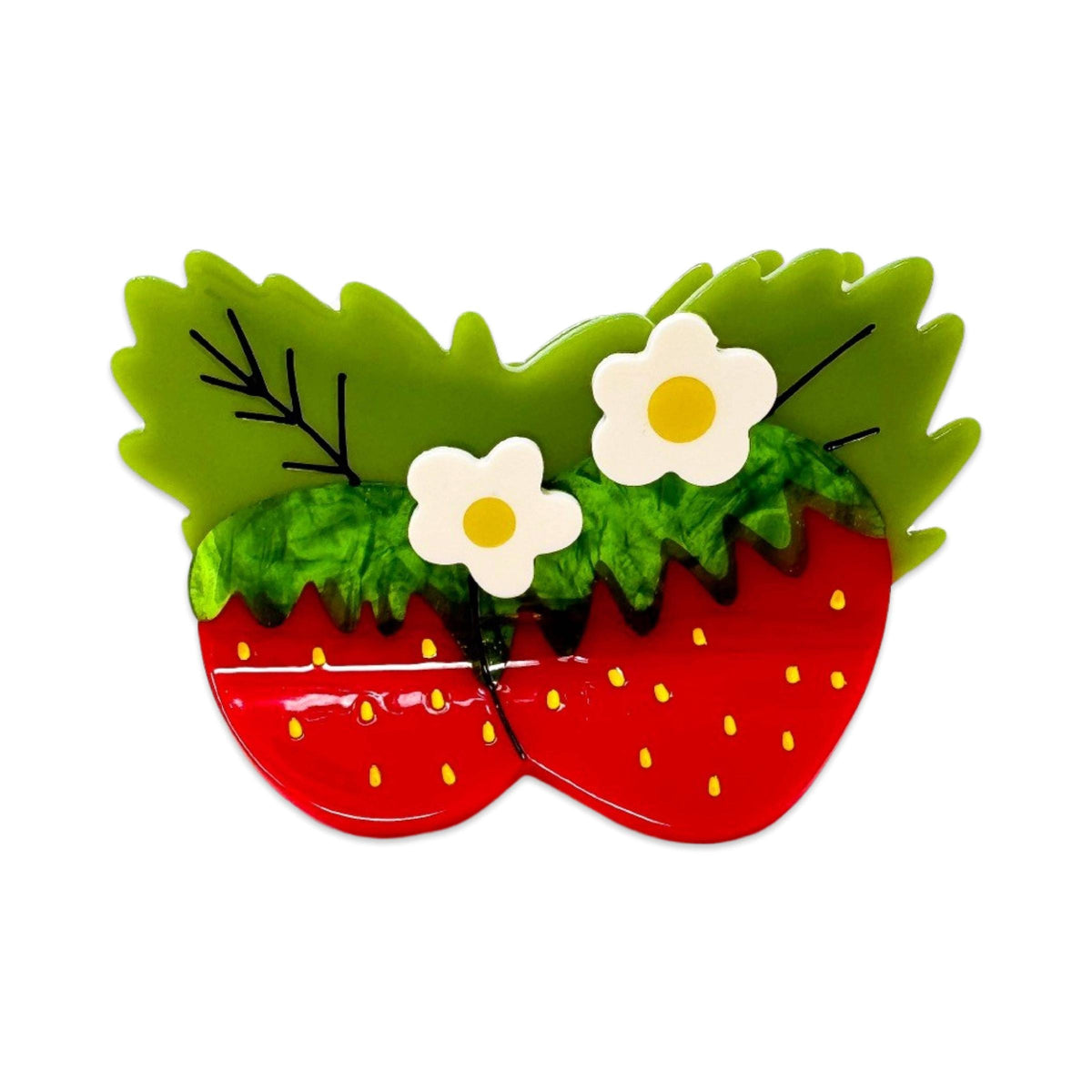 Jenny Lemons-Strawberries and Flowers Hair Claw-gather here online