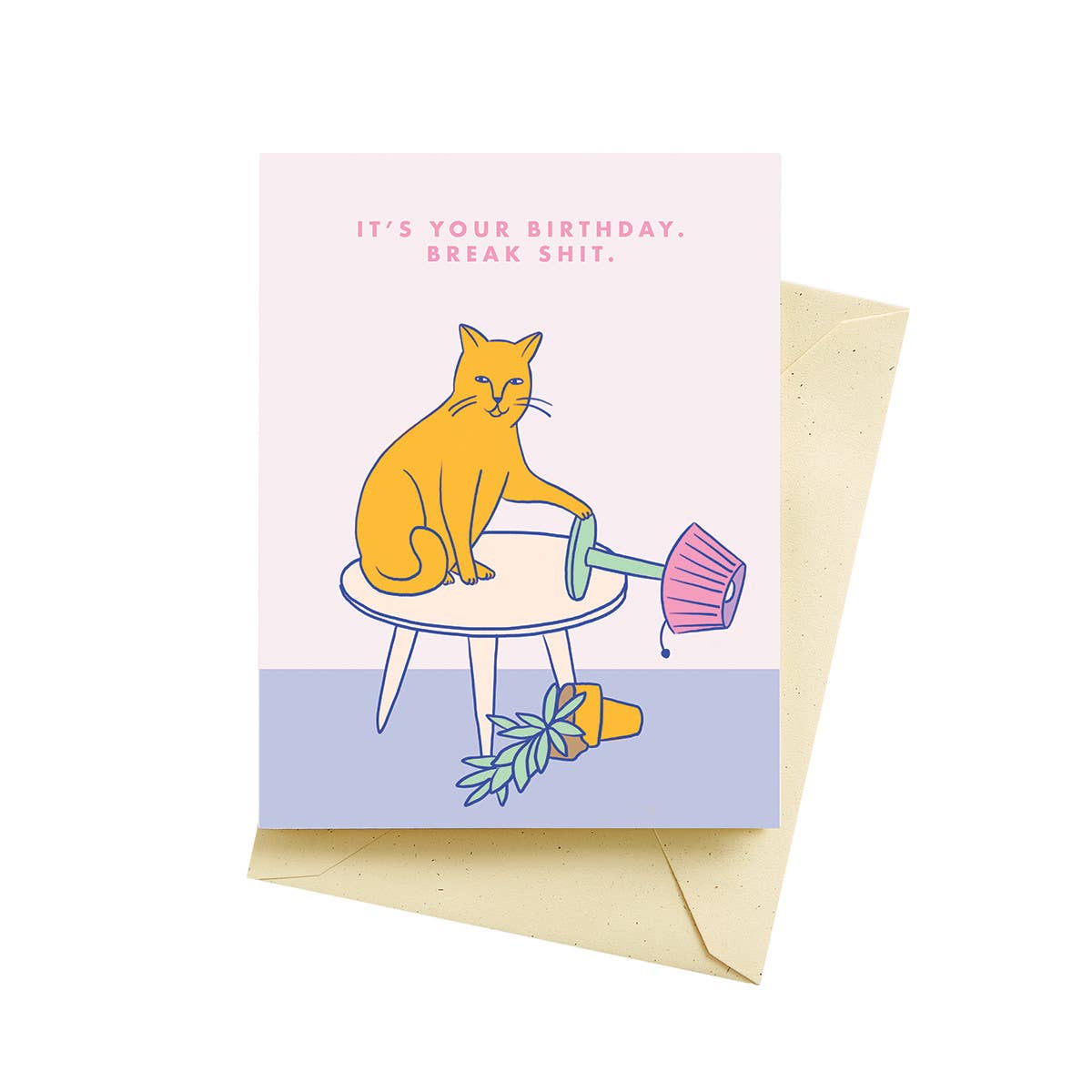 Seltzer Goods-Break Shit Birthday Card-greeting card-gather here online