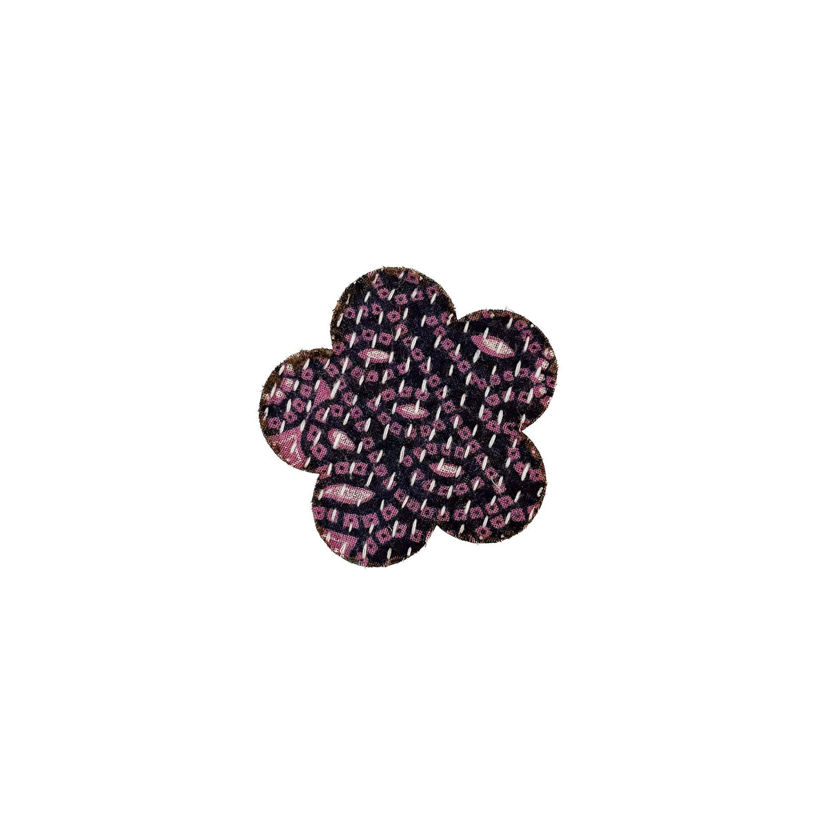 Otto Finn-Small Kantha Flower Iron-On Patch-patches + pins-gather here online
