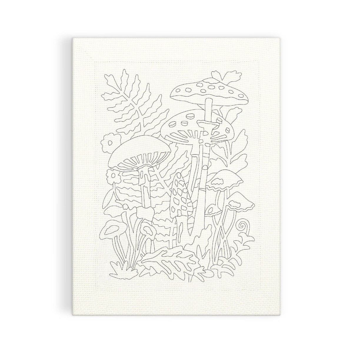 Chronicle Books-Woodland Mushrooms Punch Needle Kit-craft kit-gather here online