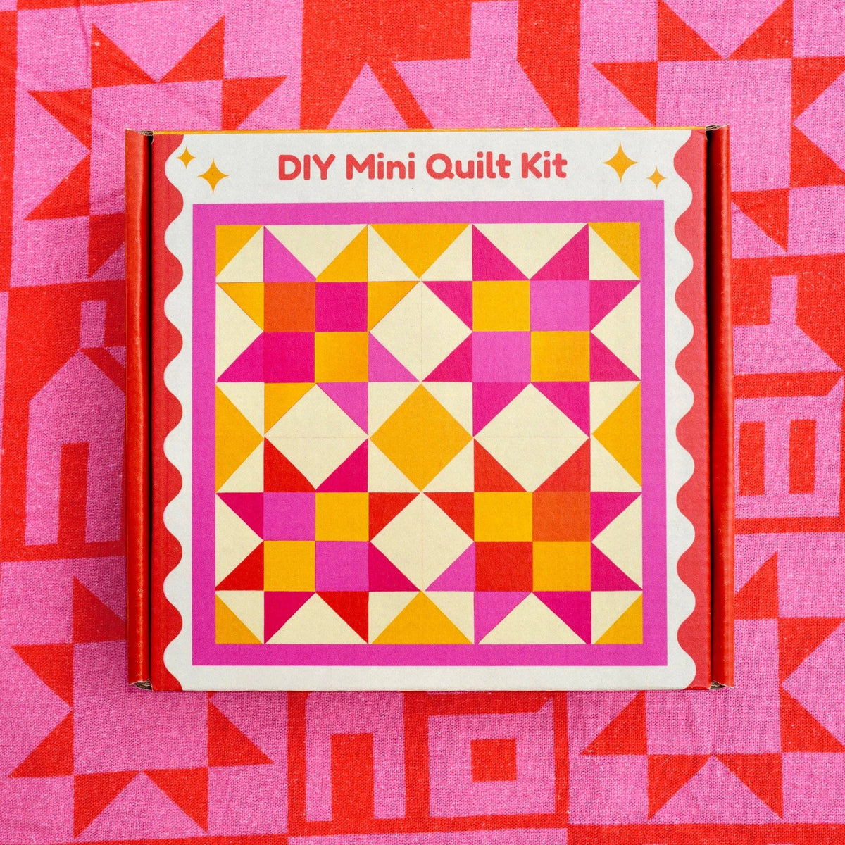 With Love by Kristy-Mini Quilt Kit - Pink-sewing kit-gather here online