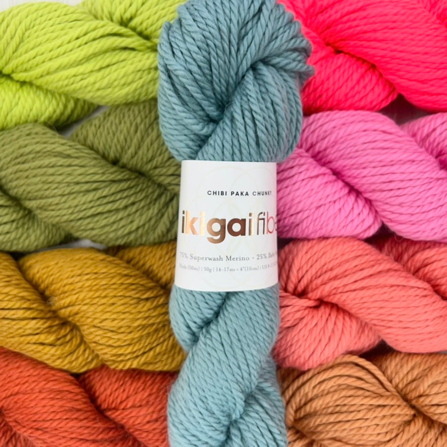 Ikigai Fiber-Chibi Paka Chunky - Skein-yarn-gather here online