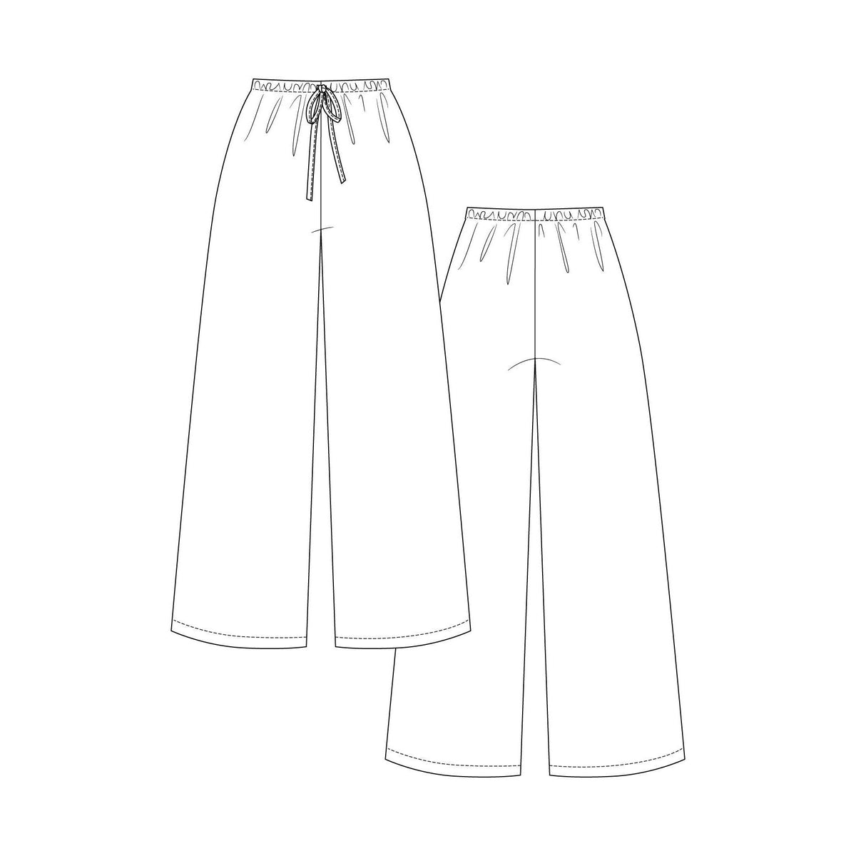 Named Clothing-Aulio Elastic Waist Shorts & Trousers Pattern - PDF DOWNLOAD-sewing pattern-gather here online