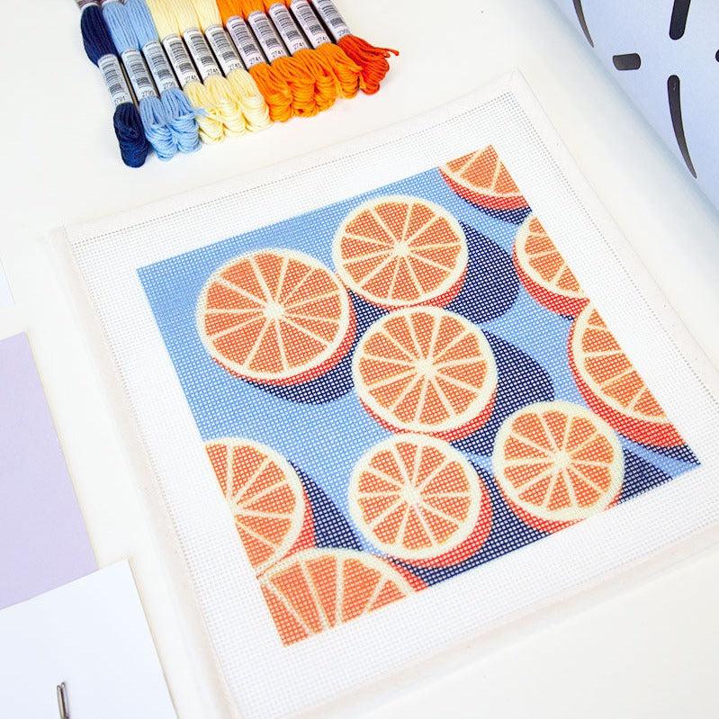 Unwind Studio-Agrumes Needlepoint Kit-xstitch kit-gather here online