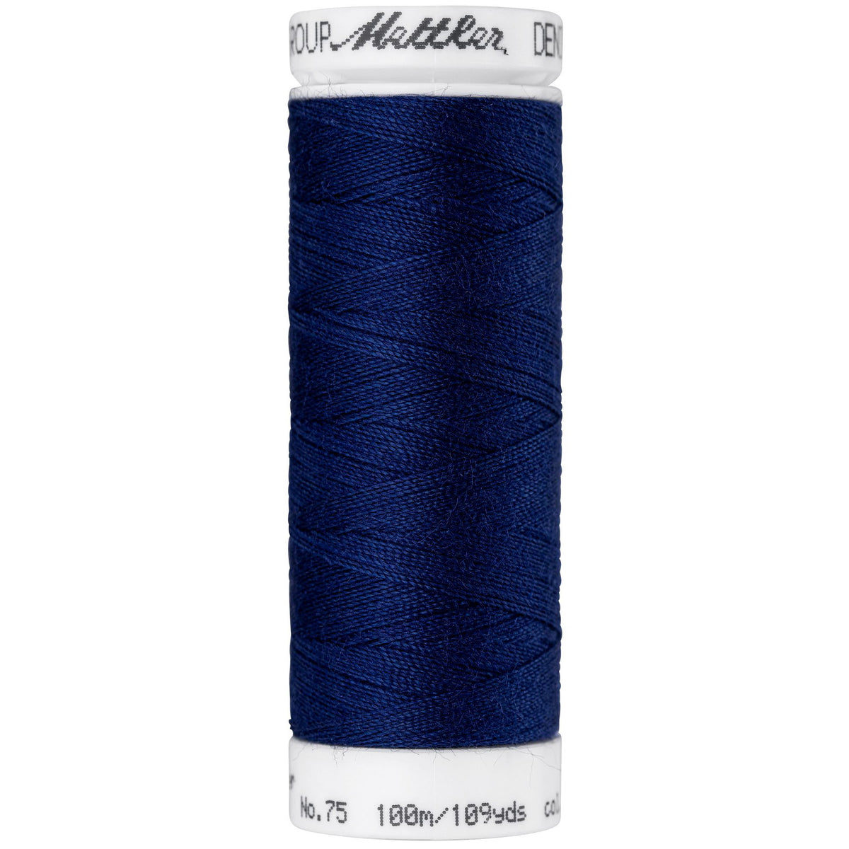 Mettler-Denim Doc 109yds 70% Poly / 30% Cotton-thread-Dark Sapphire Blue 0809-gather here online