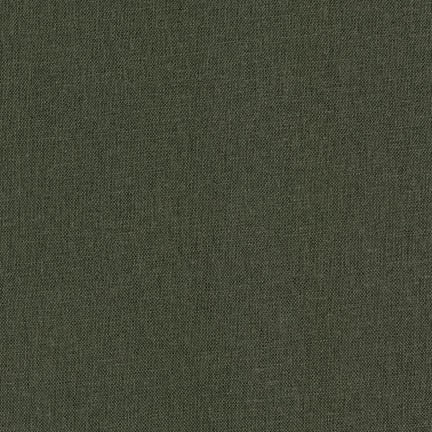 Robert Kaufman-REMNANT: Brussels Washer: 1256 O.D. Green 30% OFF 1.34 yds-fabric remnant-gather here online