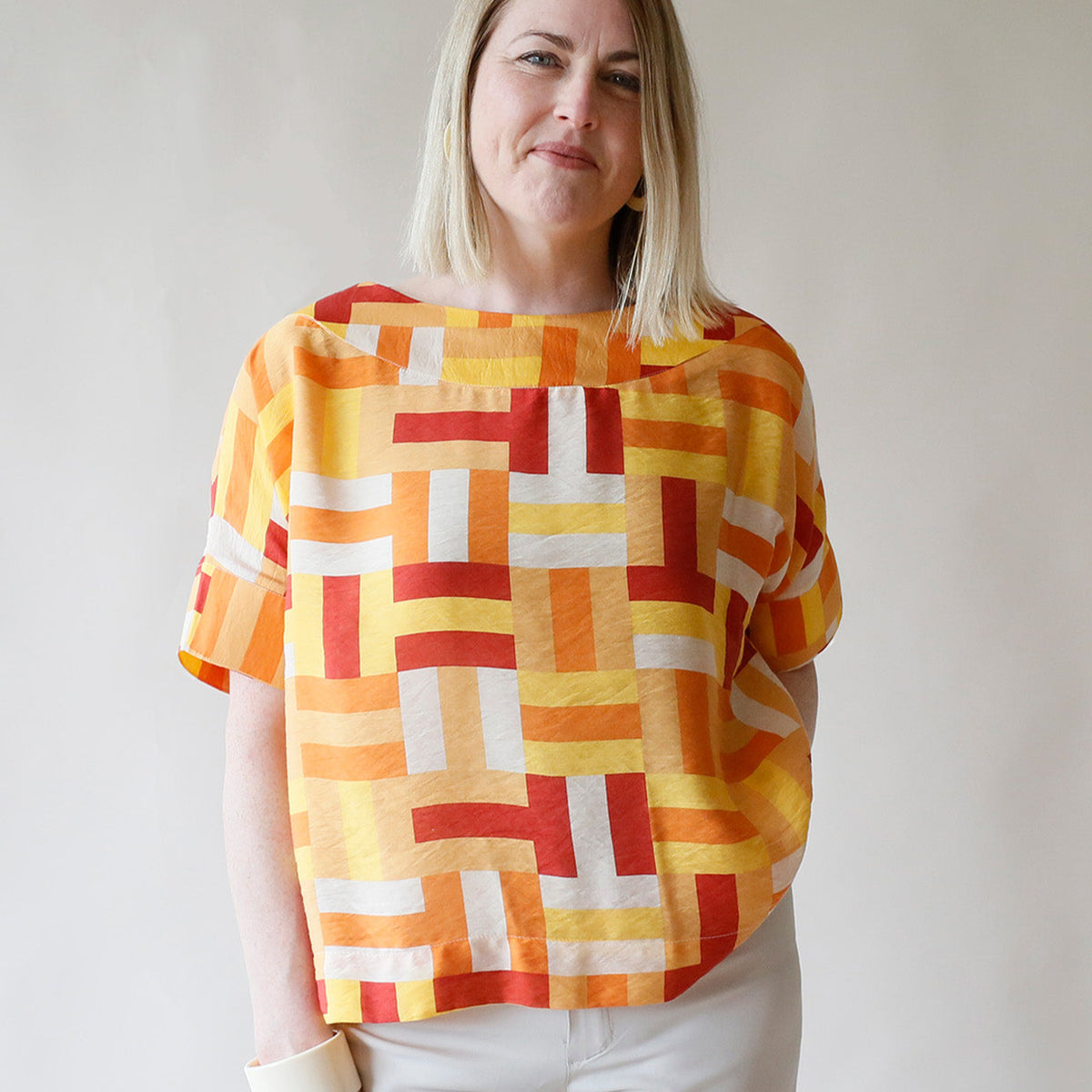 The Maker's Atelier-The Boat Neck Top Pattern - PDF DOWNLOAD-sewing pattern-gather here online