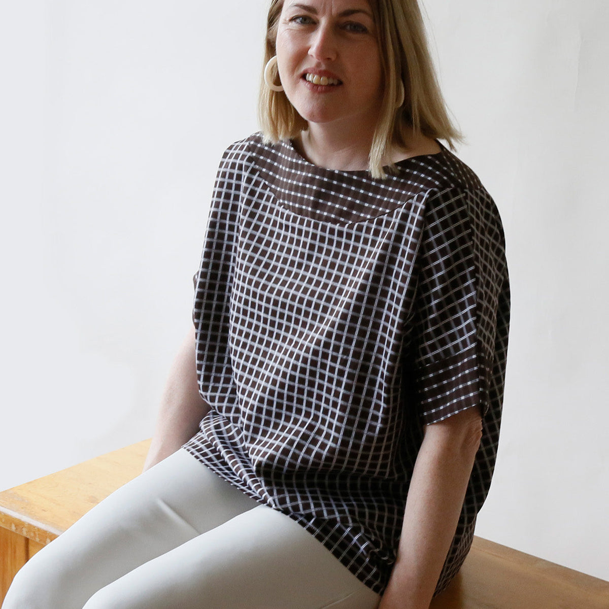 The Maker's Atelier-The Boat Neck Top Pattern - PDF DOWNLOAD-sewing pattern-gather here online