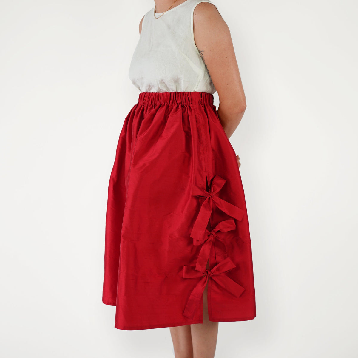 Matchy Matchy Sewing Club-Ballet Bow Skirt Pattern - PDF DOWNLOAD-sewing pattern-gather here online