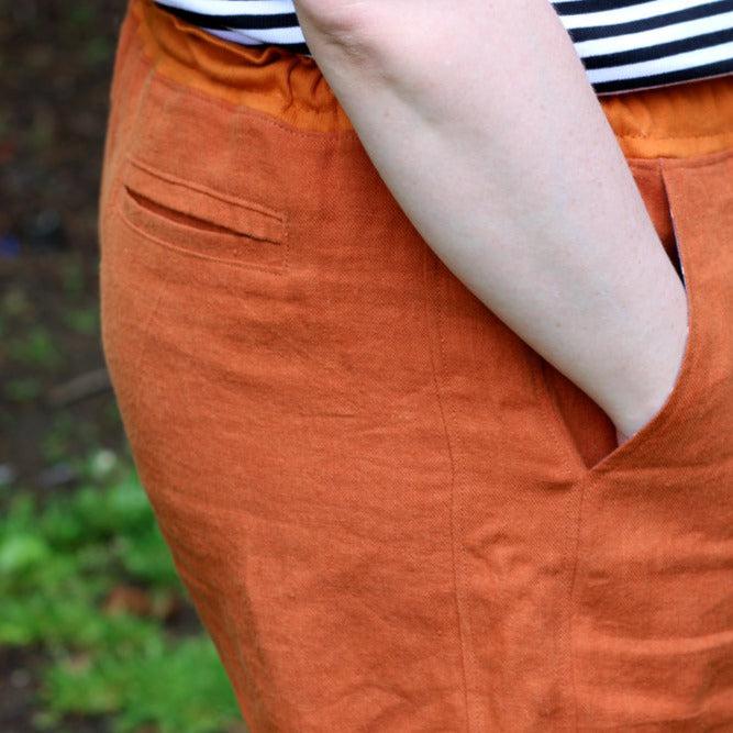 Thread Theory-Bamberton Shorts Pattern (Women's) - PDF DOWNLOAD-sewing pattern-gather here online