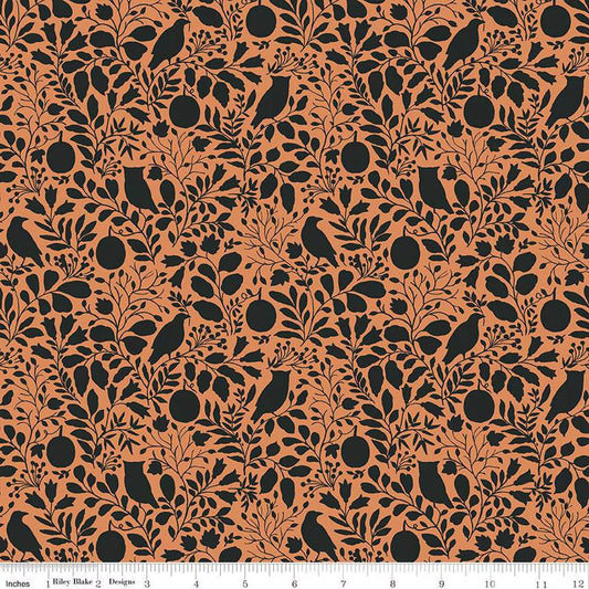 Riley Blake Designs-Silhouette Orange-fabric-gather here online