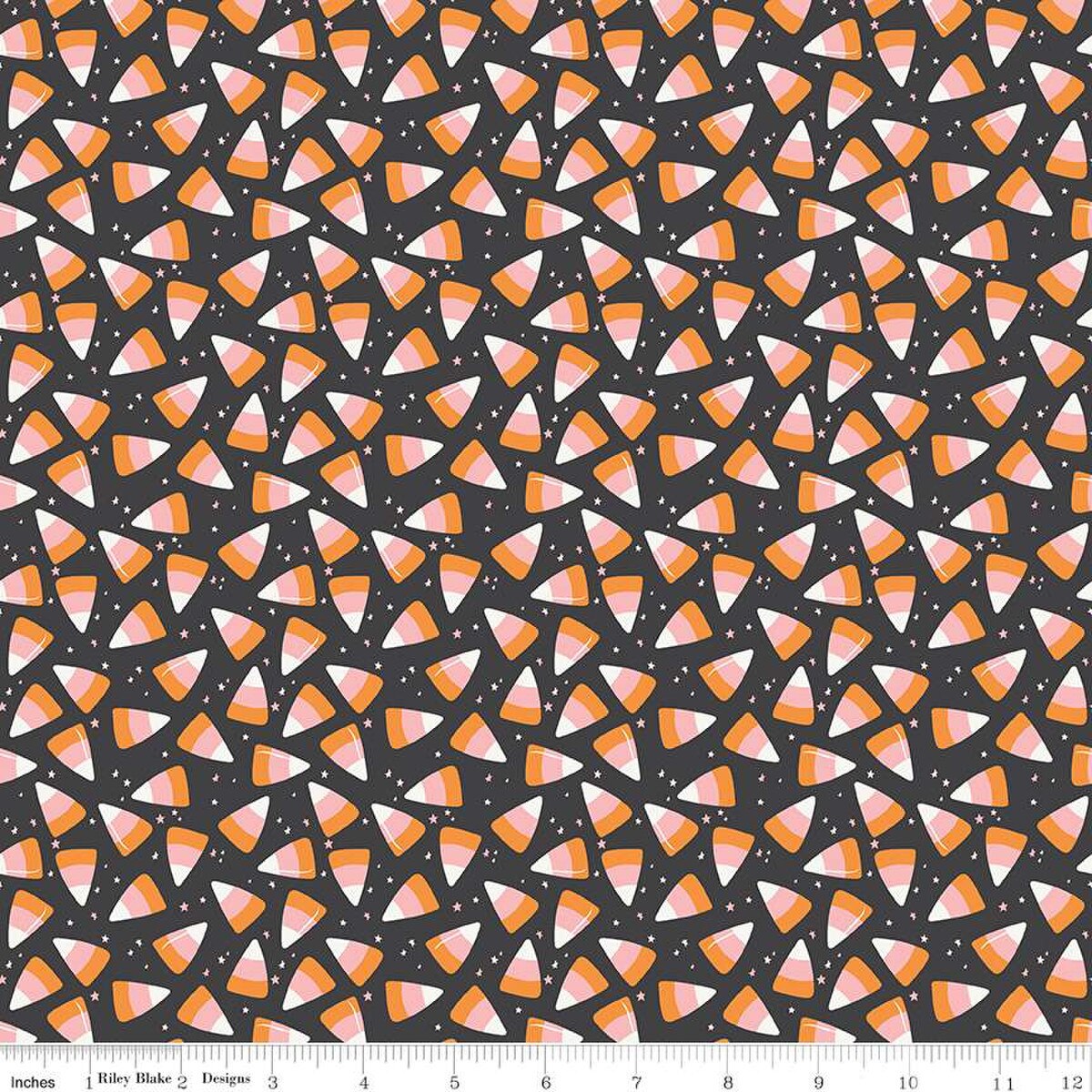 Riley Blake Designs-Corn Candy Charcoal-fabric-gather here online