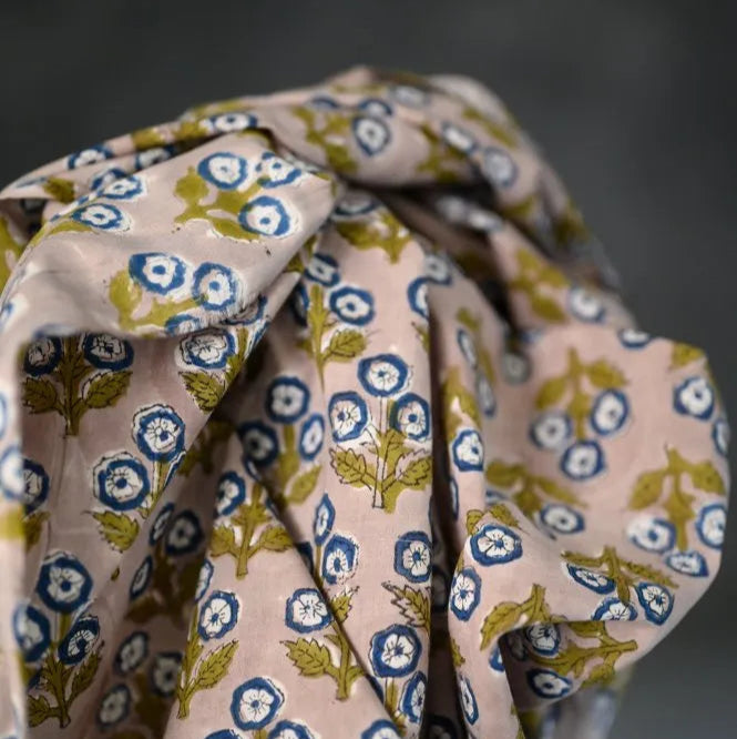 Merchant & Mills-Dimpsey Block Print Indian Cotton-fabric-gather here online