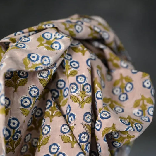Merchant & Mills-Dimpsey Block Print Indian Cotton-fabric-gather here online