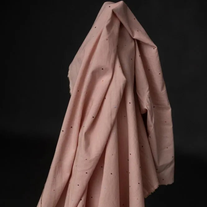Merchant & Mills-Gemini Spot Embroidered Indian Cotton-fabric-gather here online