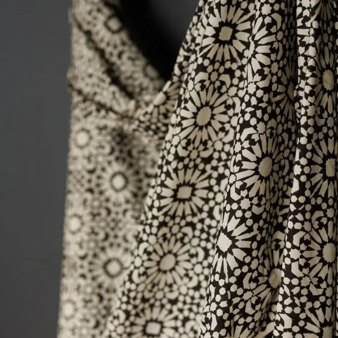 Merchant & Mills-Papercut Black Indian Cotton-fabric-gather here online