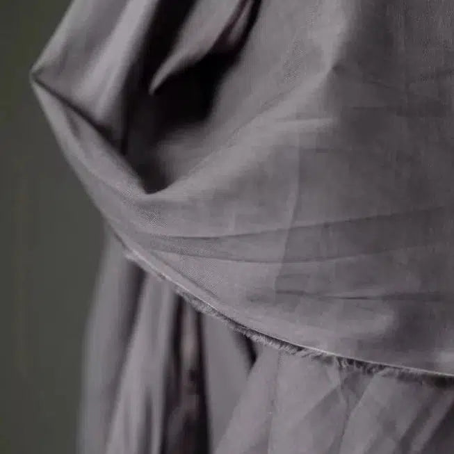 Merchant & Mills-Organic Cotton Voile Powder Grey-fabric-gather here online