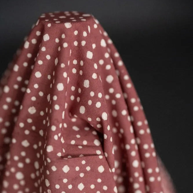 Merchant & Mills-Toadstool Block Print Indian Cotton-fabric-gather here online