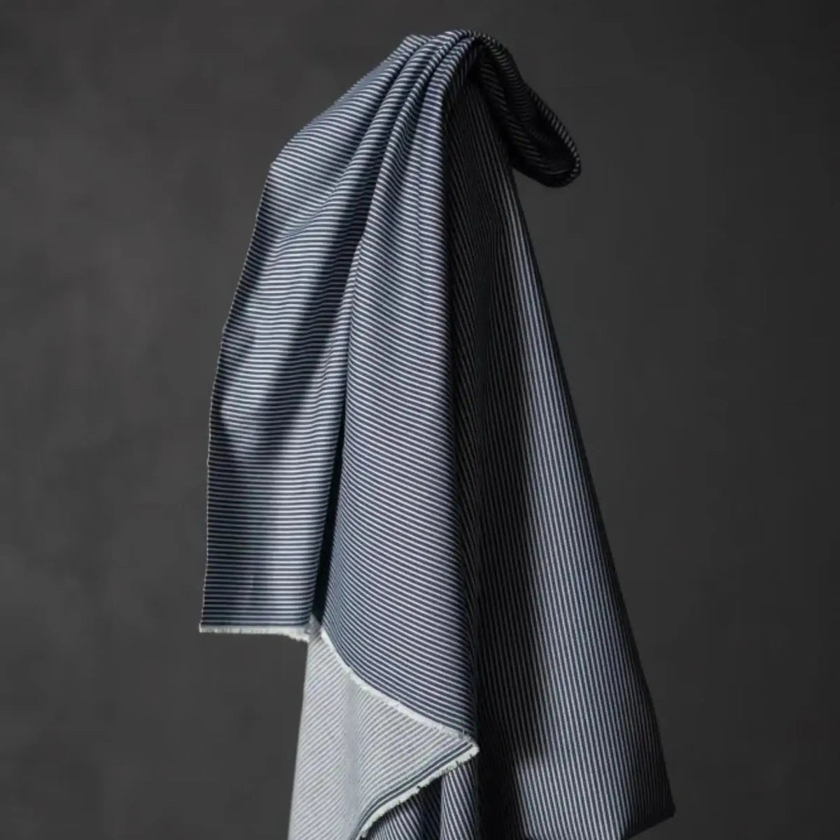 Merchant & Mills-Denim Blue Hickory Stripe Organic Denim-fabric-gather here online