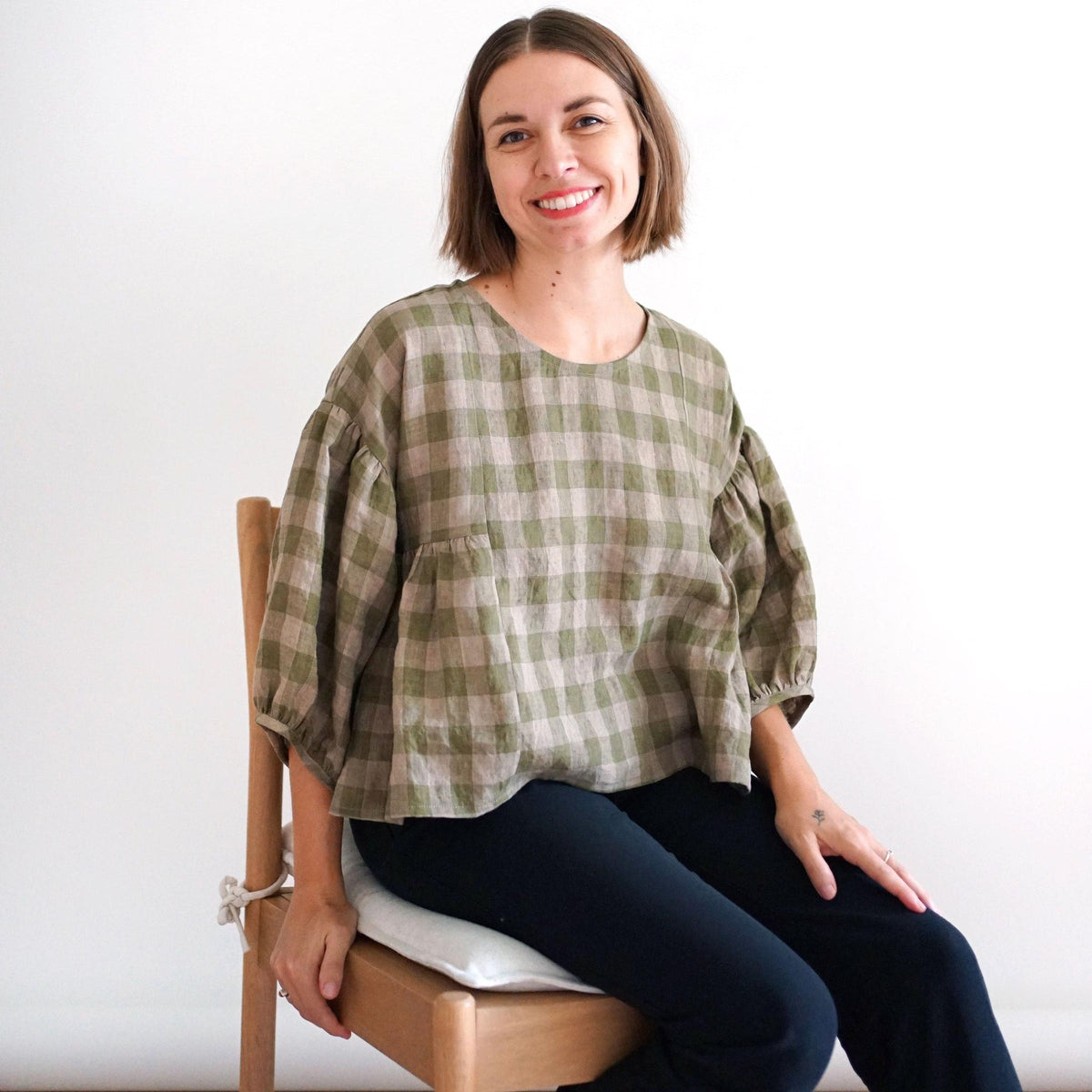 Matchy Matchy Sewing Club-Collage Gather Top Pattern - PDF DOWNLOAD-sewing pattern-gather here online
