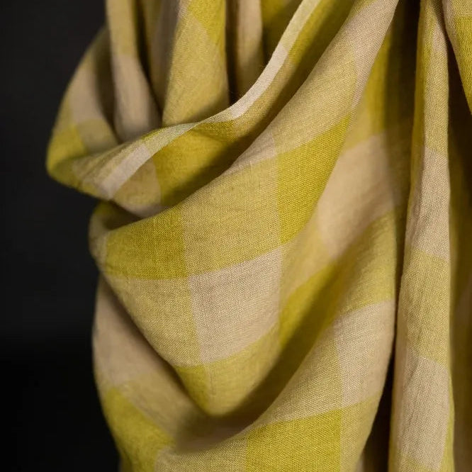 Merchant & Mills-Frosted Posset Laundered Linen-fabric-gather here online