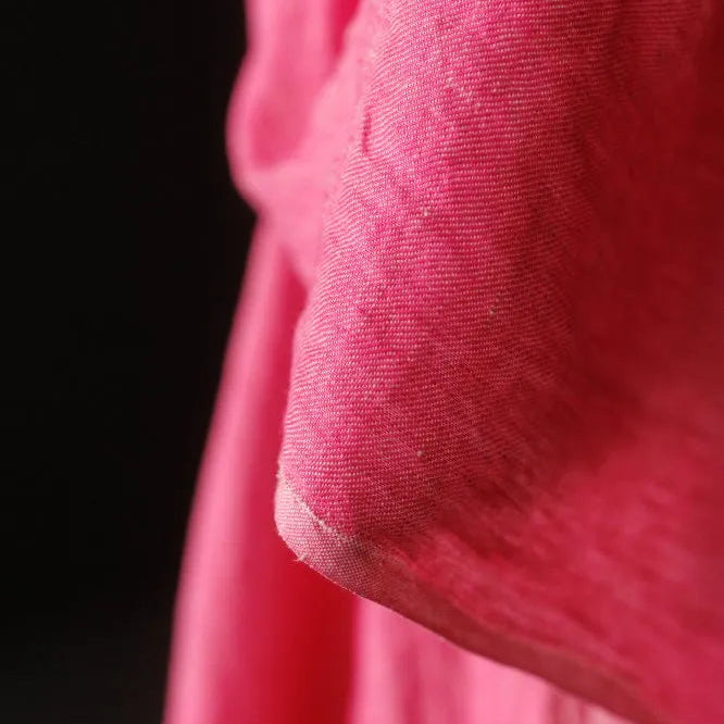 Merchant & Mills-Old Soul Pink Laundered Linen-fabric-gather here online