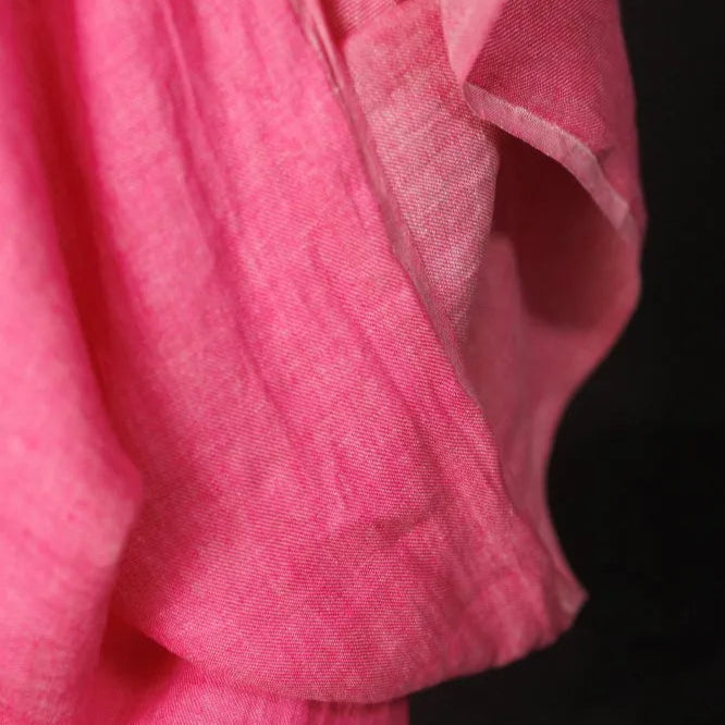 Merchant & Mills-Old Soul Pink Laundered Linen-fabric-gather here online