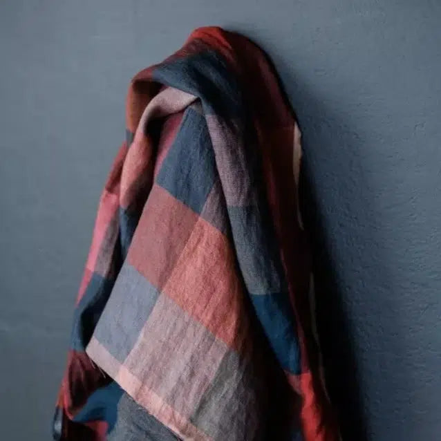 Merchant & Mills-Painterly Rouge Laundered Linen-fabric-gather here online