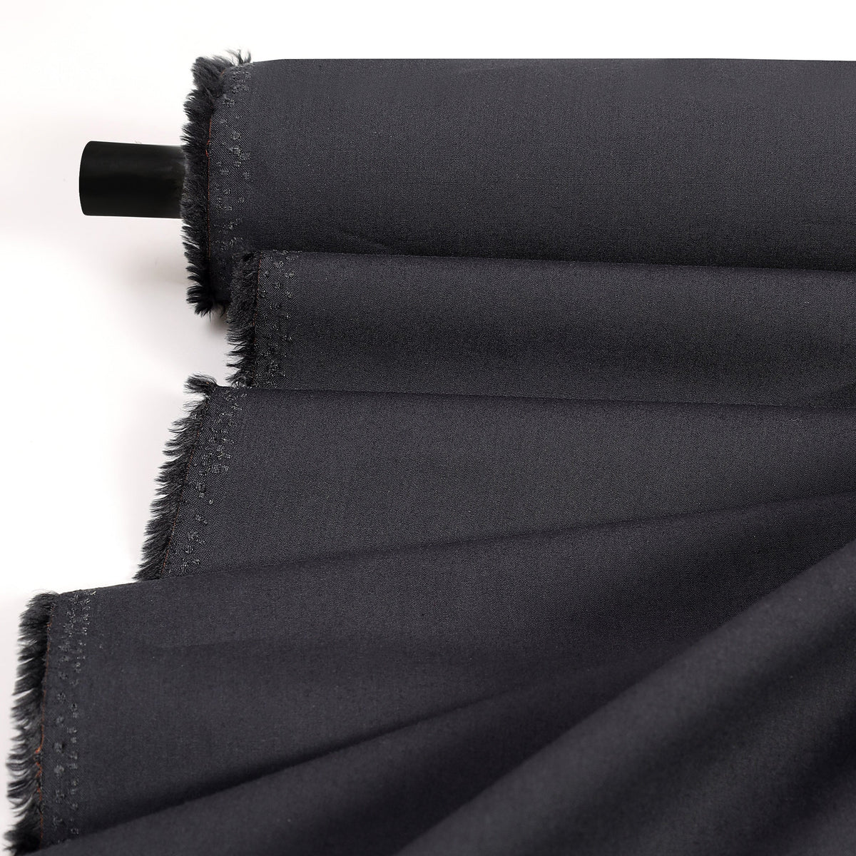 Atelier Brunette-Bamboo Cotton - Deep Charcoal-fabric-gather here online