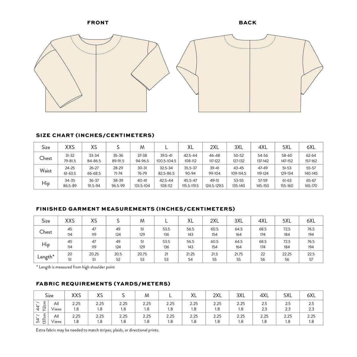 Matchy Matchy Sewing Club-Craft Studio Tee Pattern - PDF DOWNLOAD-sewing pattern-gather here online