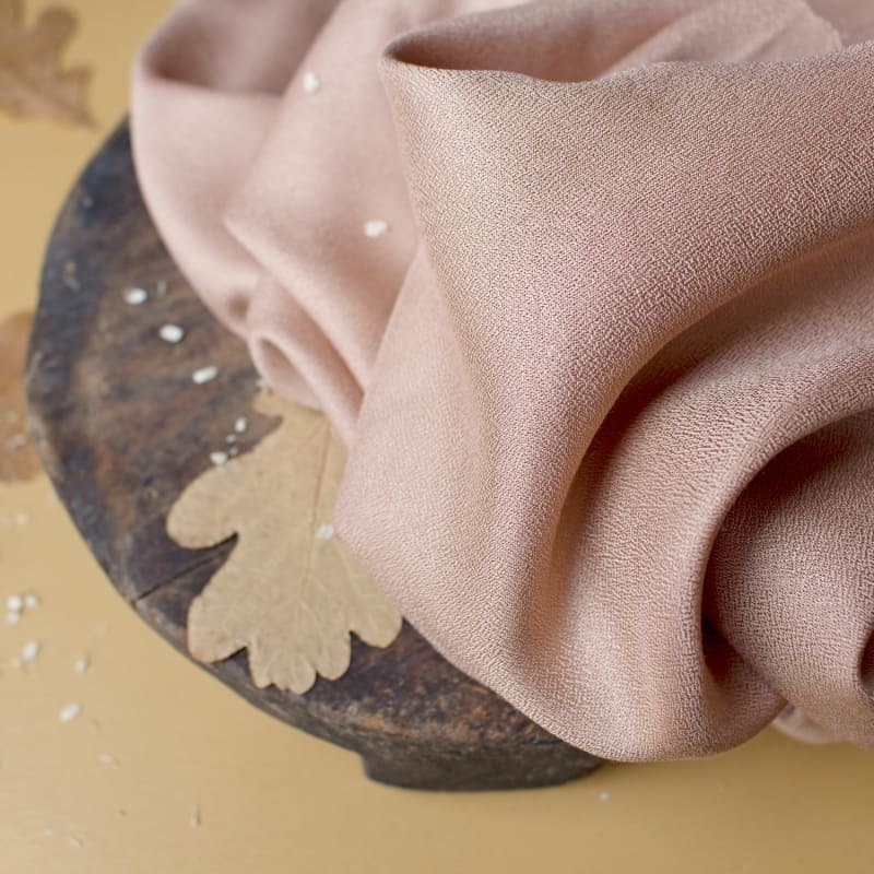 Atelier Brunette-Crepe Viscose-fabric-Maple-gather here online